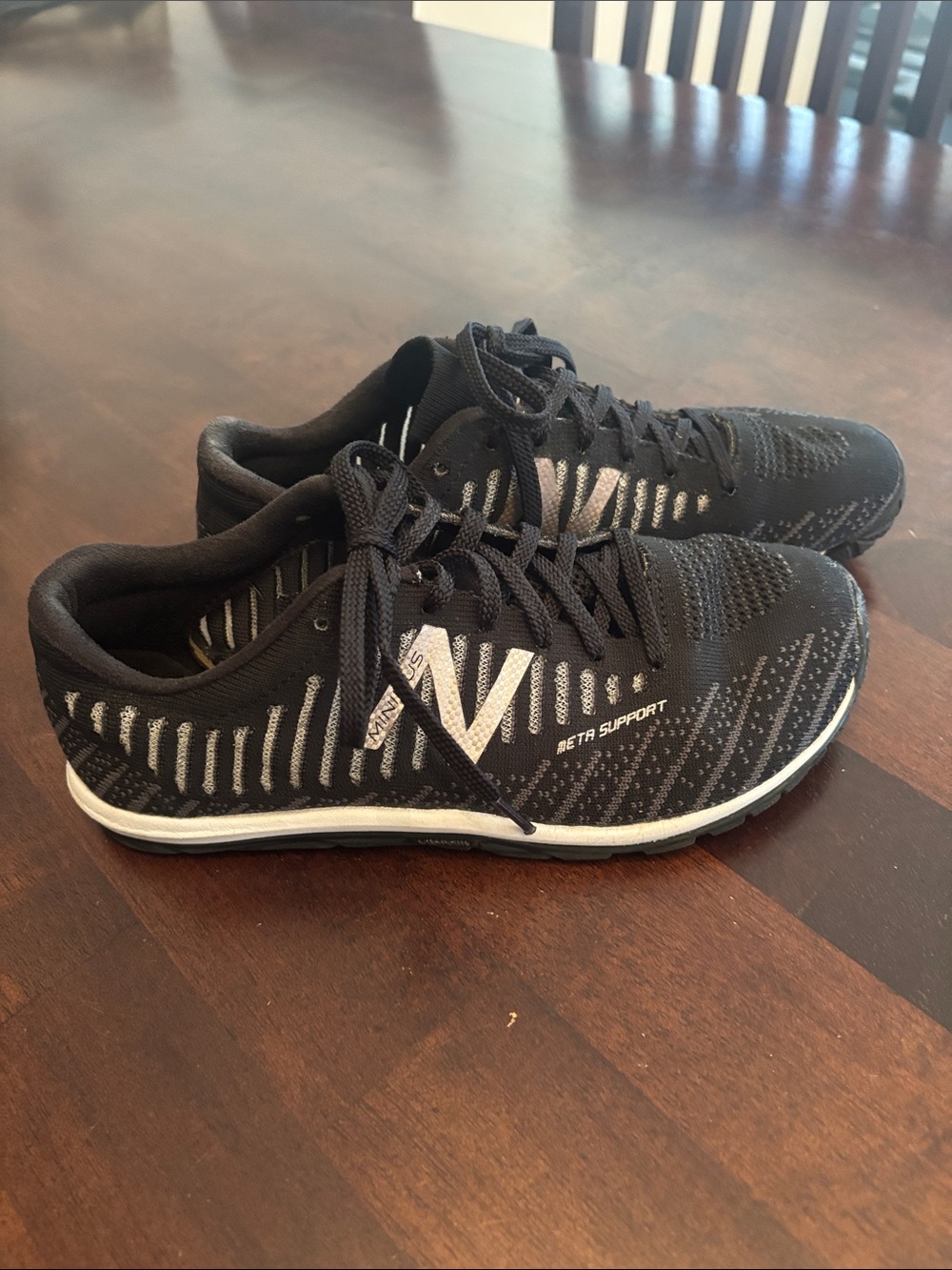 New Balance Black and White Women's Running Sneakers